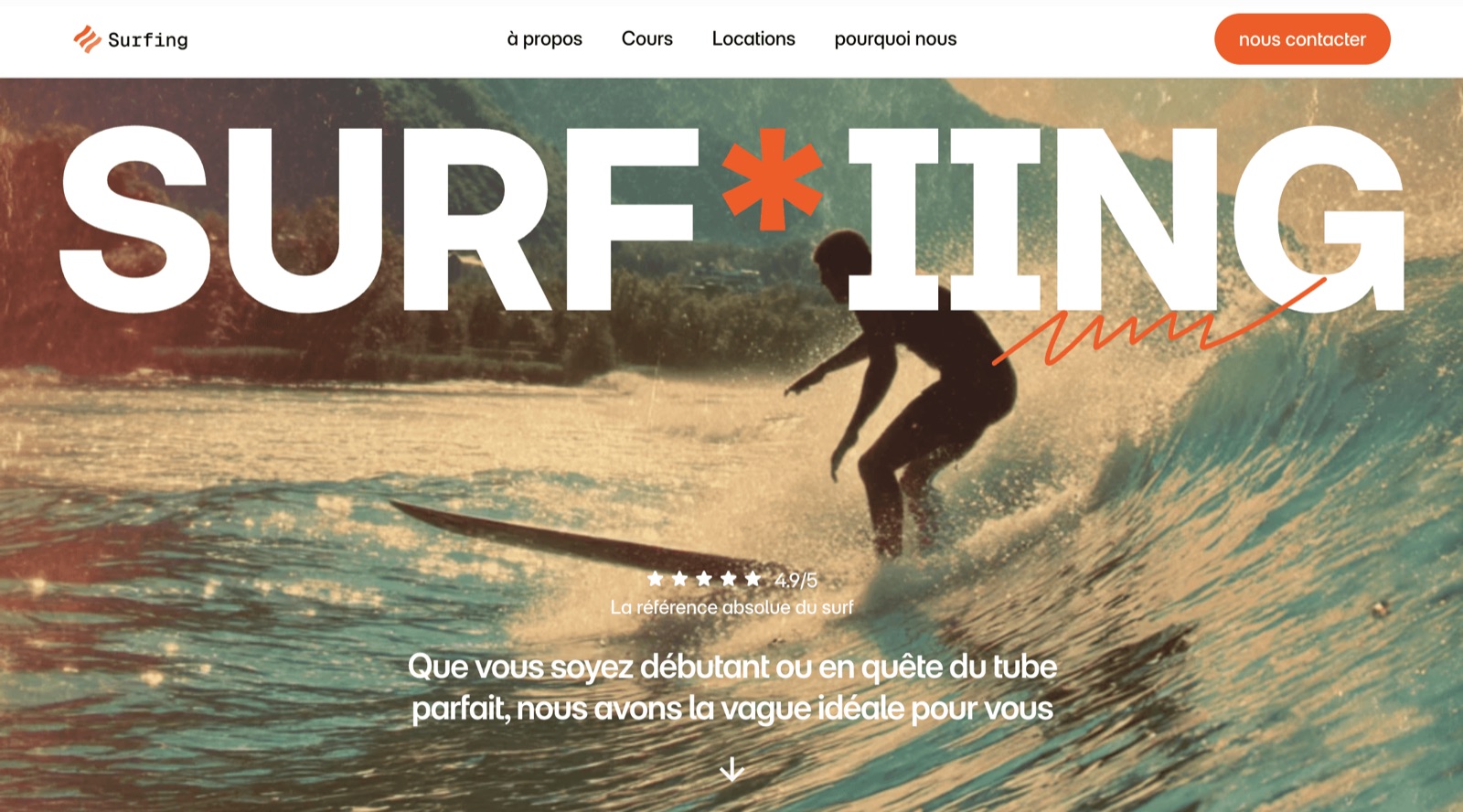 Surfing — web design