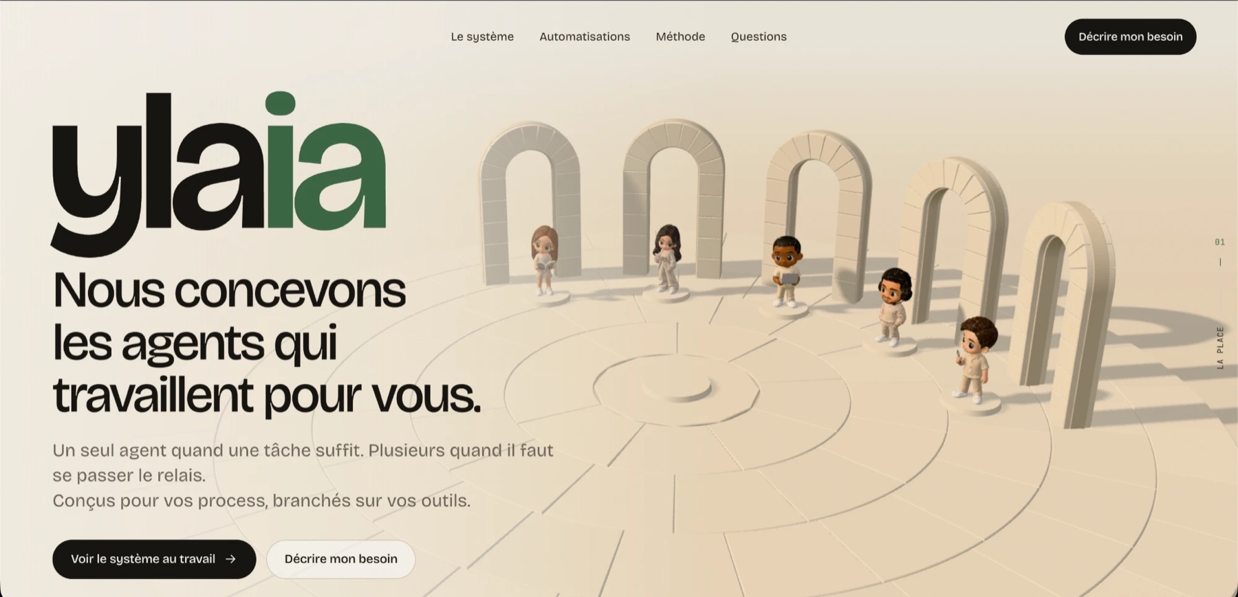 ylaia.com — expérience 3D immersive